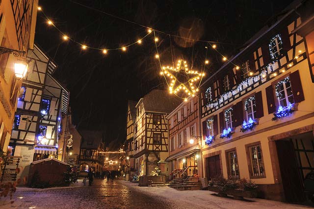 décoration de Noël en Alsace