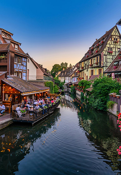 Winstub tradicional en Colmar