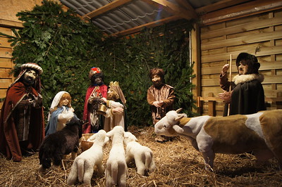 crèche marché de Noël